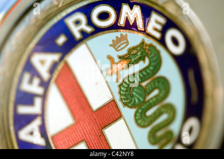 Badge Alfa Romeo Banque D'Images