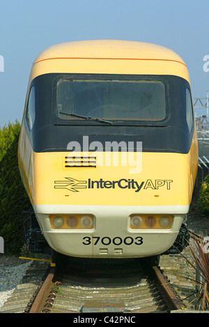 APT, l'avance Train de voyageurs, les locomotives à vapeur, la classe 31. Le Centre du patrimoine mondial de Crewe Crewe, autrefois l'âge de fer est une compagnie de mu Banque D'Images