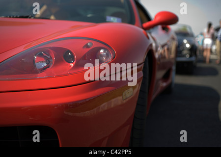 voiture de sport rouge Banque D'Images