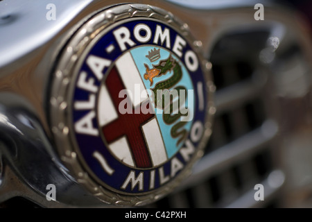 Badge Alfa Romeo Banque D'Images