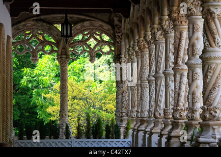 Buçaco Palace Hotel, forêt nationale de Buçaco, Beira Litoral, Portugal Banque D'Images