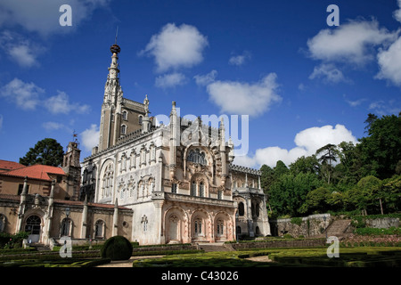 Buçaco Palace Hotel, forêt nationale de Buçaco, Beira Litoral, Portugal Banque D'Images