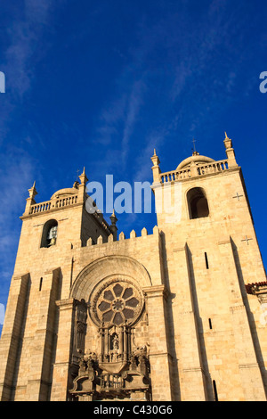 Sé (cathédrale), de la vieille ville de Porto (UNESCO World Heritage), Portugal Banque D'Images