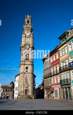 La Tour des Clercs, la vieille ville de Porto (UNESCO World Heritage), Portugal Banque D'Images