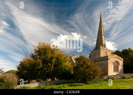 Saintbury au nord de l'Église, Cotswolds, Gloucestershire Banque D'Images