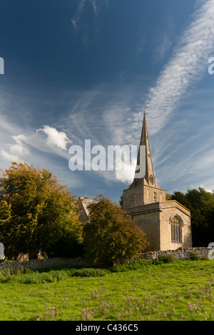 Saintbury au nord de l'Église, Cotswolds, Gloucestershire Banque D'Images