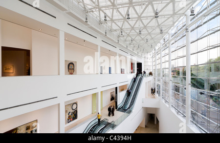 Musée d'arts, de l'Amérique latine vue de l'intérieur. MALBA Museo de Arte Contemporáneo Latinoamericano Buenos Aires Argentine Banque D'Images