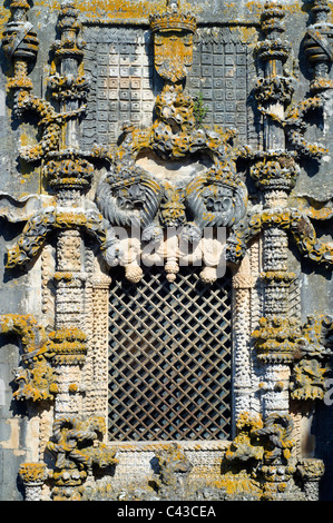 Couvent des Templiers l'ordre du Christ à Tomar, Portugal, Europe Banque D'Images