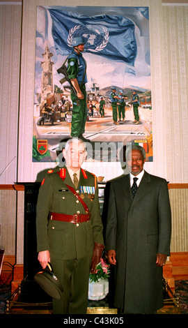 Kofi Atta Annan (né le 8 avril 1938, est un diplomate qui a servi comme le septième Secrétaire général de l'Organisation des Nations Unies Banque D'Images