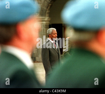 Kofi Atta Annan (né le 8 avril 1938, est un diplomate qui a servi comme le septième Secrétaire général de l'Organisation des Nations Unies Banque D'Images