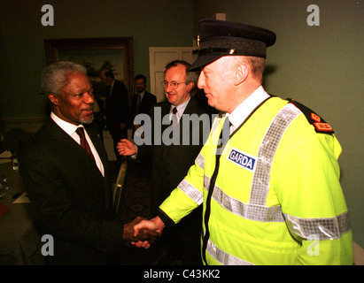 Kofi Atta Annan (né le 8 avril 1938, est un diplomate qui a servi comme le septième Secrétaire général de l'Organisation des Nations Unies Banque D'Images