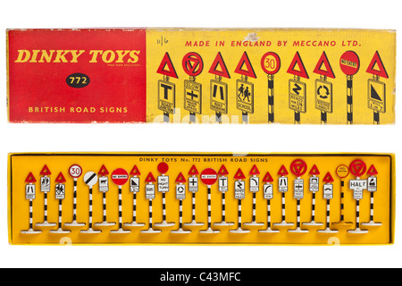 Le Meccano Dinky Toys série 772 la signalisation routière 1950 1960 JMH4946 Banque D'Images