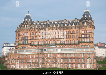 Le Grand Hotel, un monument de Scarborough. Banque D'Images