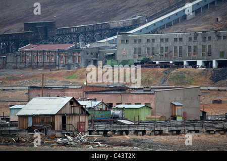 Arctique, Océan Arctique, la mer de Barents, l'océan Antarctique, île, Île, Island group, puits de charbon, mer, nord, Norvège, Europe, Polar Sea Banque D'Images