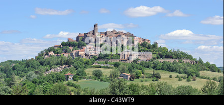 La ville de Cordes-sur-Ciel, Tarn, France Banque D'Images