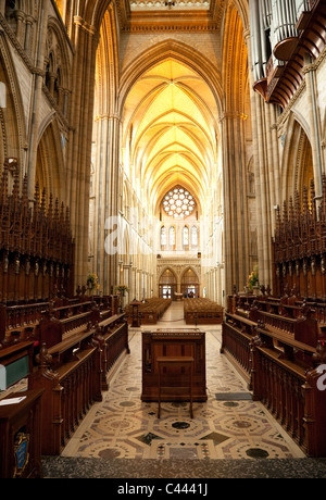 À l'intérieur de la cathédrale de Truro Truro, Cornwall, UK Banque D'Images