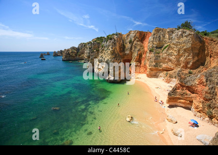 Praia da Dona Ana, Lagos, Algarve, Portugal Banque D'Images