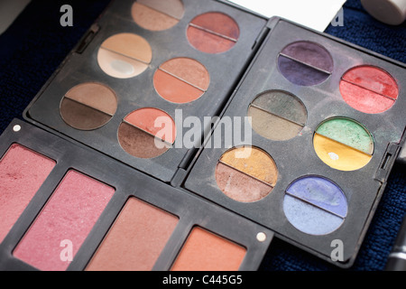 Détail d'une palette de maquillage Banque D'Images