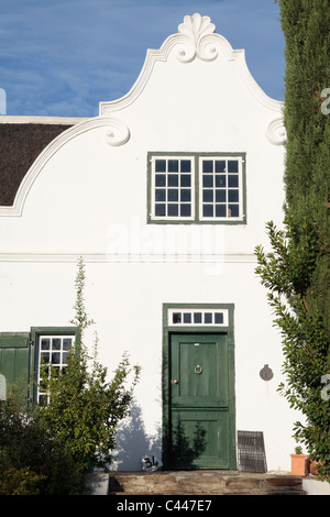 Maison de style Cape Dutch, Tulbagh, Western Cape, Afrique du Sud Banque D'Images