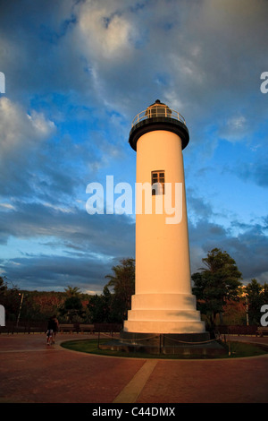 Usa, Amérique, Porto Rico, côte ouest, Rincon, Lighthouse Banque D'Images