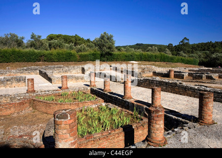 Les Ruines Romaines de Conimbriga, Coimbra, Beira Litoral, Portugal Banque D'Images