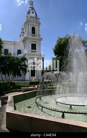 La Cathédrale de ponce ou la Cathédrale de Notre Dame de Guadalupe, au centre-ville de Ponce Puerto Rico Banque D'Images