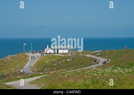 Première et dernière maison de rafraîchissements Angleterre Cornwall Lands End Banque D'Images