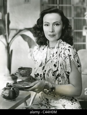 DOLORES del Rio (1904-1983) Actrice mexicaine en 1947 Banque D'Images