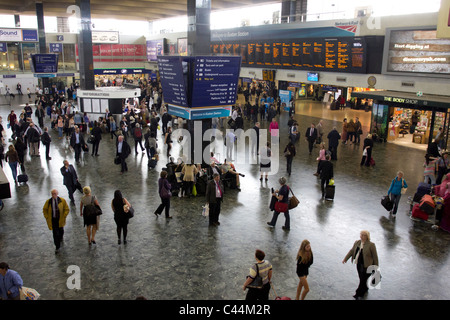 - Hall de gare Euston Londres - Banque D'Images