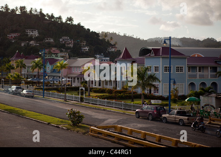 Scène de rue à Samana, Péninsule de Samana, République Dominicaine Banque D'Images