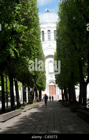 Église de Saint Michel Archange à Kaunas, Lituanie Banque D'Images