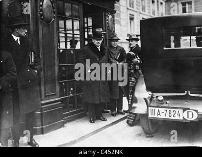 Gustav Stresemann à Genève, 1926 Banque D'Images