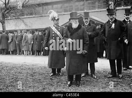 Le prince régent Luitpold de Bavière à Munich le marché de chevaux, 1912 Banque D'Images