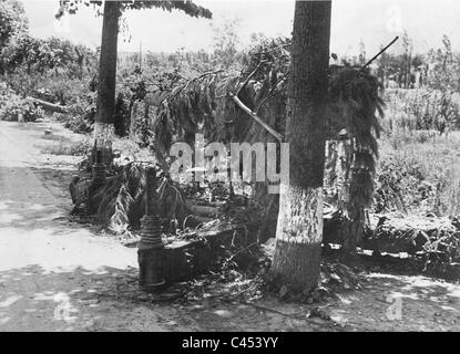 German 88mm Flak en Italie, 1944 Banque D'Images