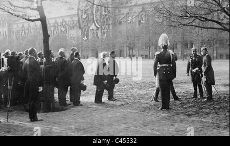 L'empereur François-Joseph, l'empereur Guillaume II s'est rendu à Berlin, 1900 Banque D'Images