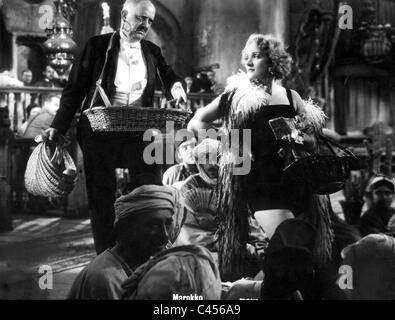 Marlene Dietrich dans 'Mmaroc' (USA 1930) de Josef von Sternberg Banque D'Images