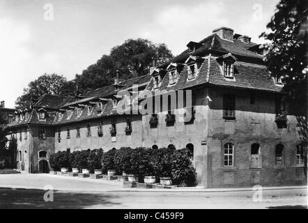 Maison de Charlotte von Stein à Weimar. Banque D'Images