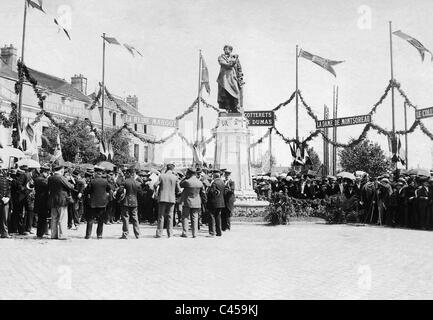 Dévoilement du monument à Alexandre Dumas l'ancien à Villers-Cotterets, 1902 Banque D'Images