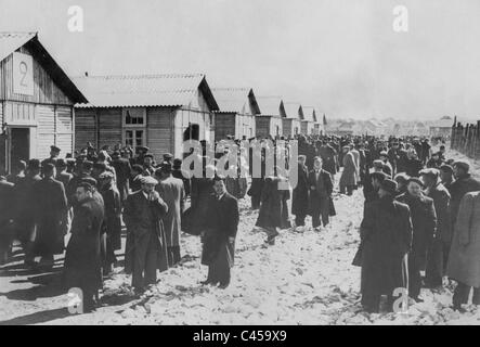 Les juifs dans le camp de Pithiviers en France, 1941 Banque D'Images