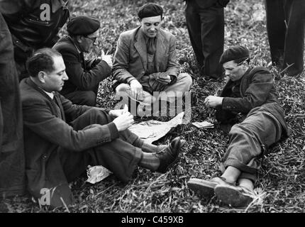 Les juifs dans le camp de Pithiviers en France, 1941 Banque D'Images