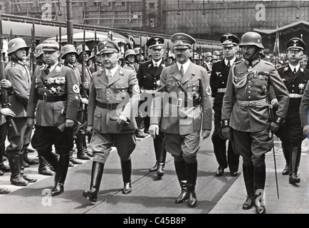 Hitler à Munich, 1938 Banque D'Images