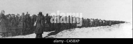 Prisonniers de guerre allemands après la capitulation de Stalingrad, 1943 Banque D'Images