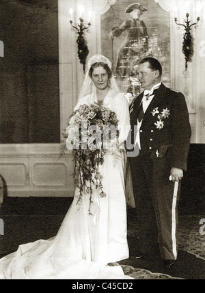 Goering, Mariage 1935 Banque D'Images