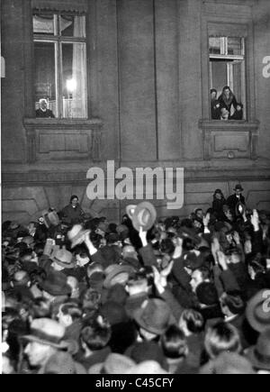 Paul von Hindenburg 30.1.1933 Banque D'Images