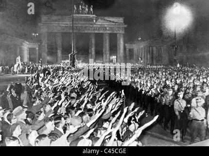 Procession aux flambeaux prise du pouvoir (film, 1933) encore Banque D'Images