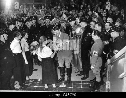 Visites Hitler Koenigsberg Banque D'Images