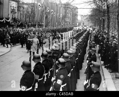 Hitler et "Leibstandarte-SS' Banque D'Images