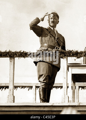 Adolf Hitler en tant qu'un orateur sur le congrès de Nuremberg 1937 Banque D'Images