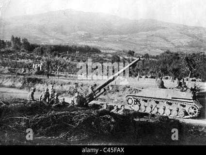 L'allemand Jagdpanzer IV a adopté une position, 1944 Banque D'Images