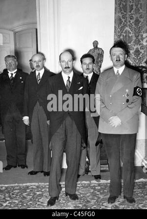 Le roi Boris de Bulgarie avec Adolf Hitler Banque D'Images